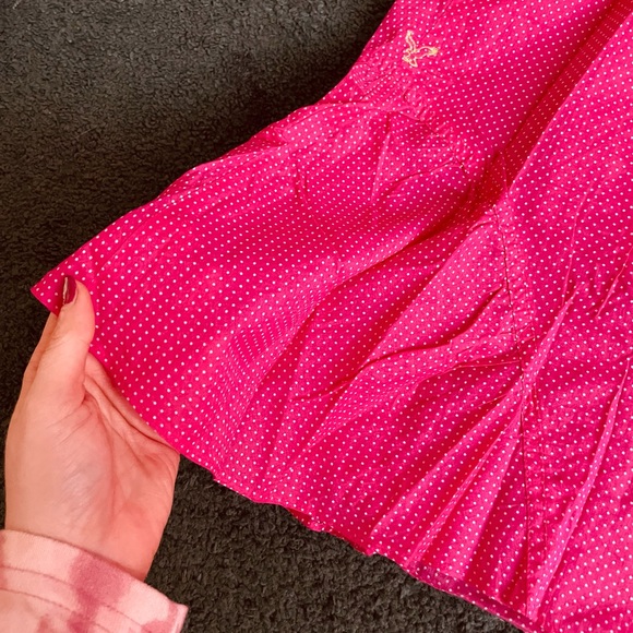 GUC AE Hot Pink and White Polka Dot Dress - Picture 6 of 7